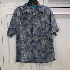 Tori Richard Palm Leaf button down